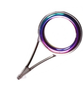 Кольцо для спиннинга, на одной лапе Радужное SiC. D 10,5 мм.  - фото 5104