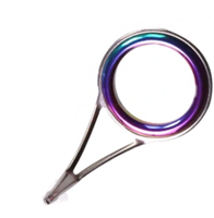 Кольцо для спиннинга, на одной лапе Радужное SiC. D 10,5 мм. 